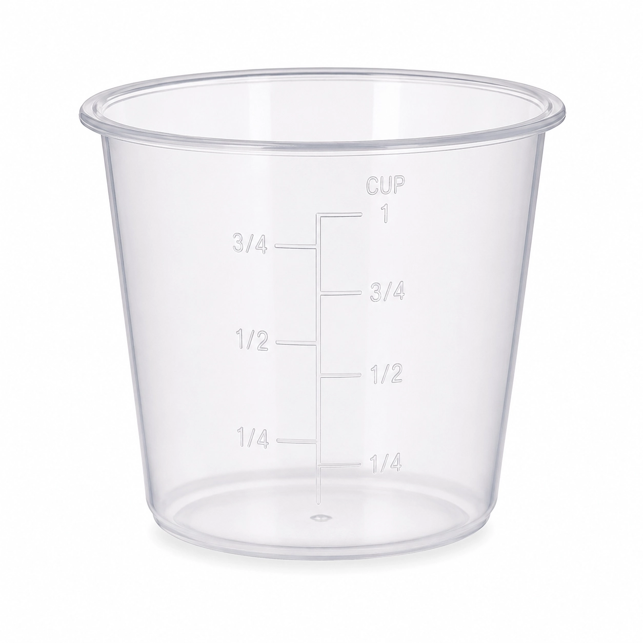 Clear measuring cup for PARS IRAN Persian rice cooker with 1/4, 1/2, 3/4 and 1 cup markings